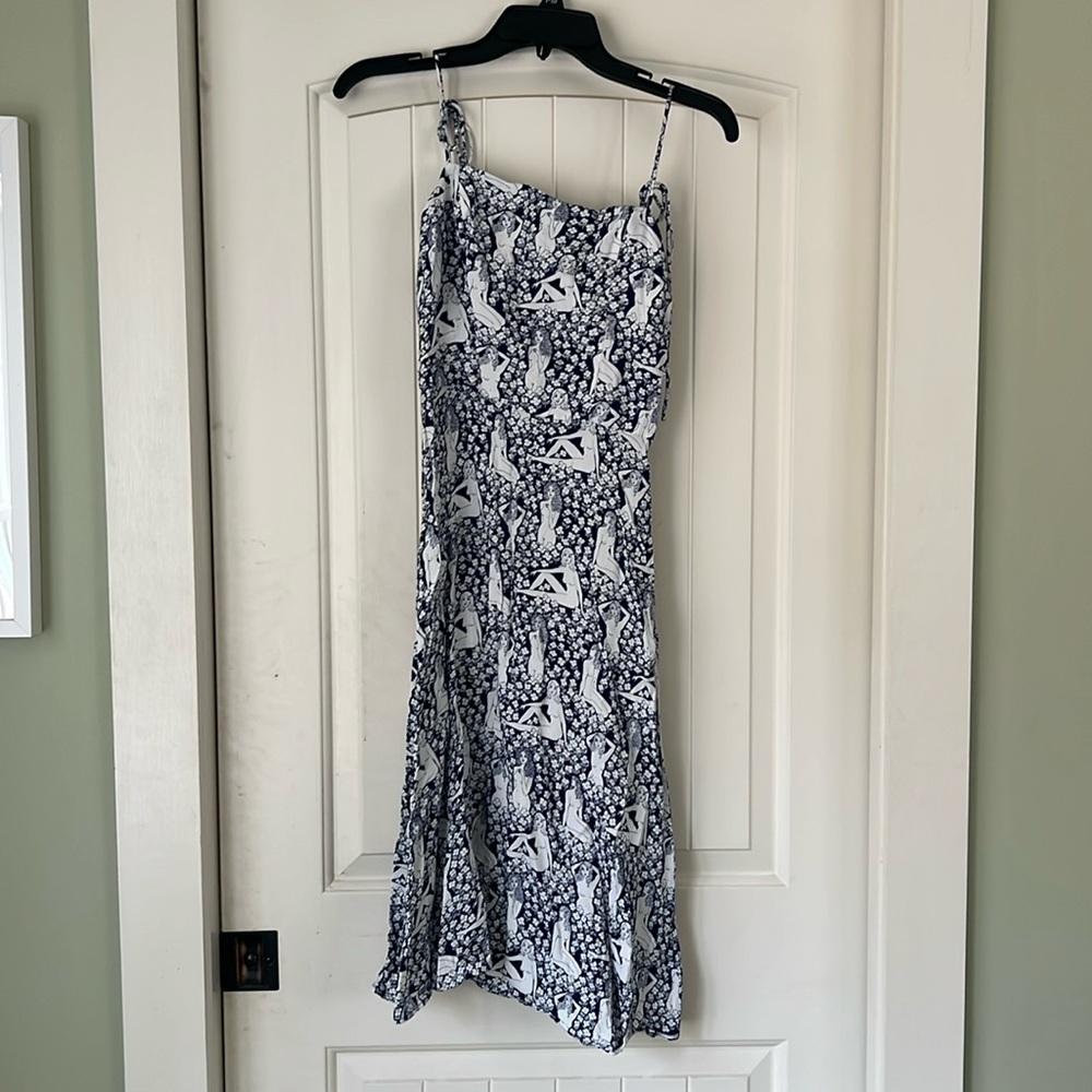 Reformation midi dress Peach au Naturale